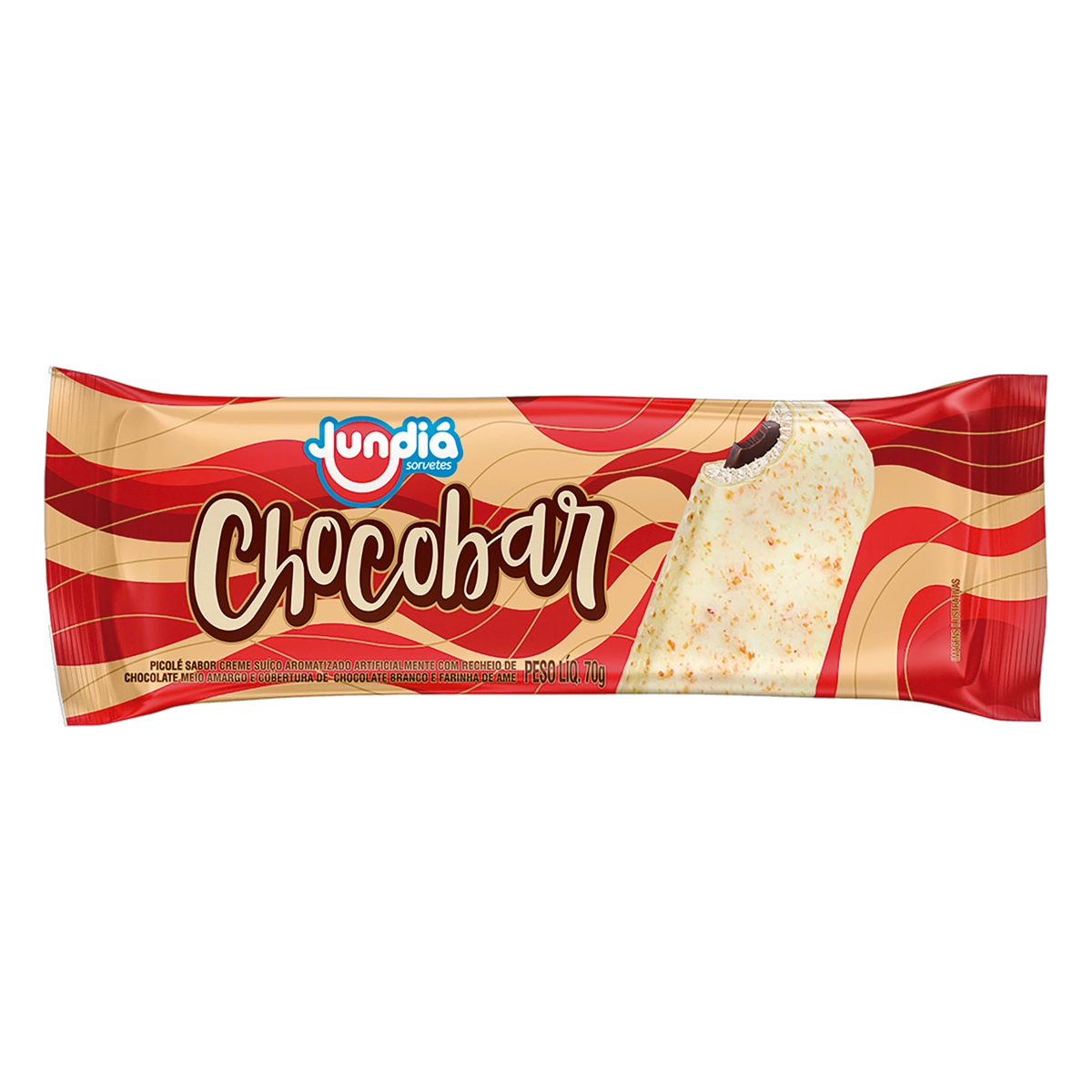 Picolé Chocobar Jundiá Pacote 70g