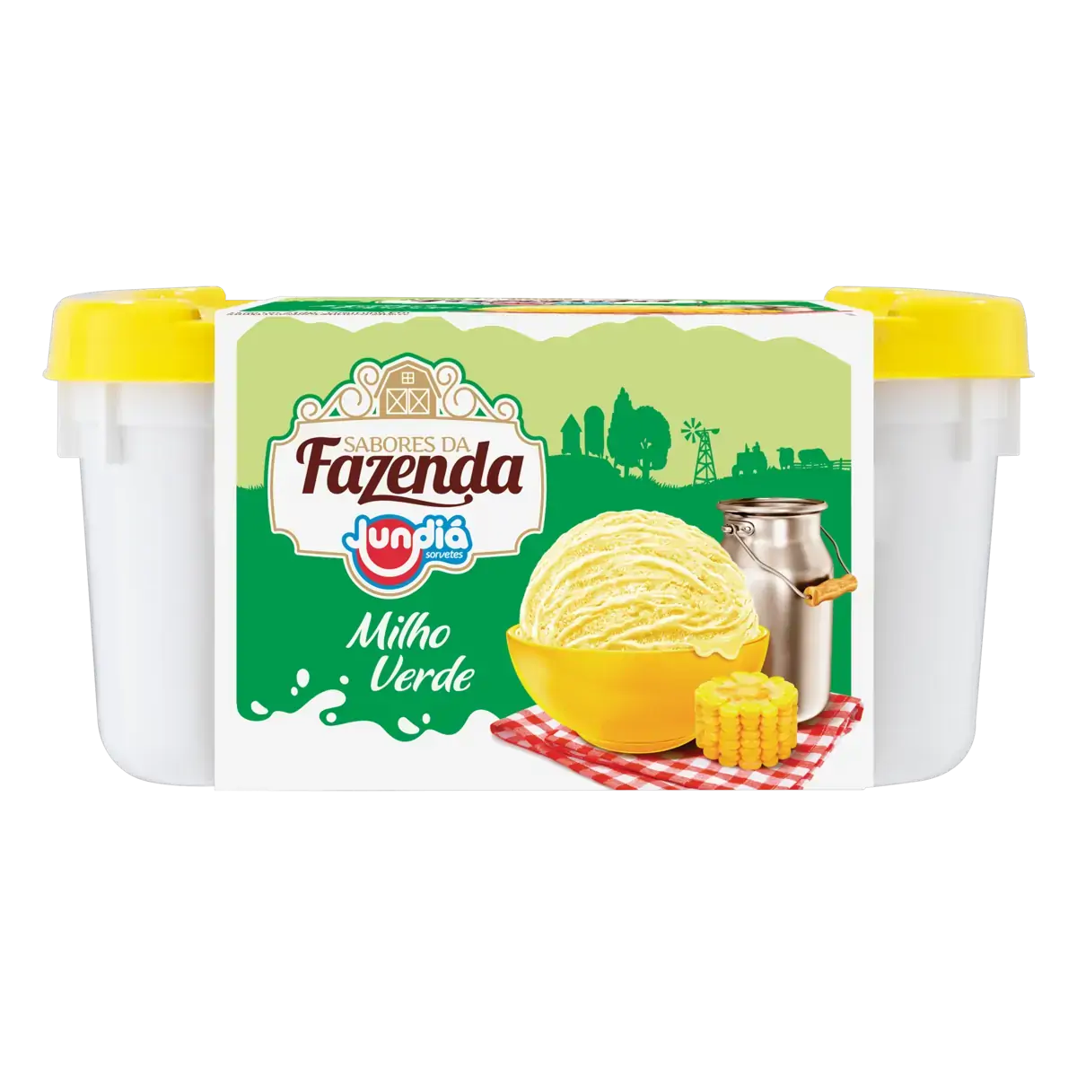 Sorvete Milho Verde Jundiá Sabores Da Fazenda Pote 1,5l