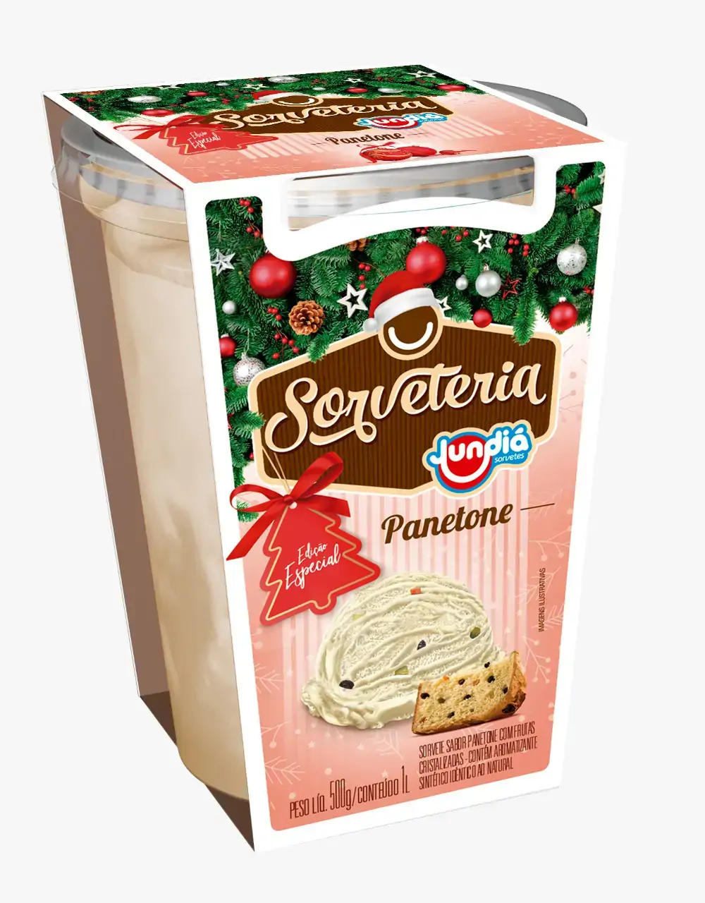 Sorvete Jundia 1,5l Sorveteria Panetone