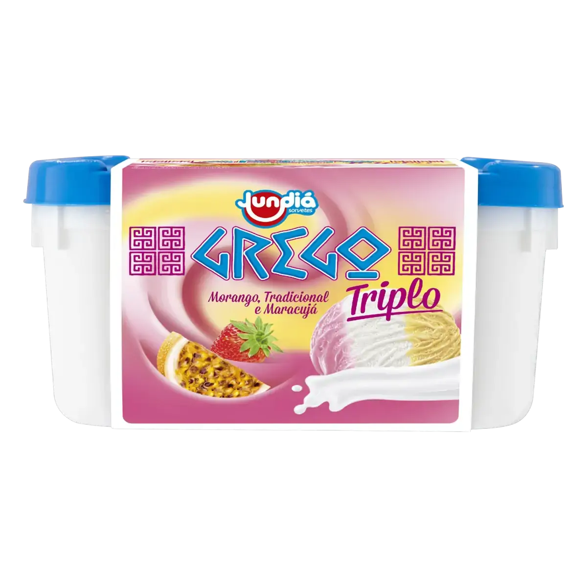 Sorvete Grego Triplo Jundiá Pote 1,5l