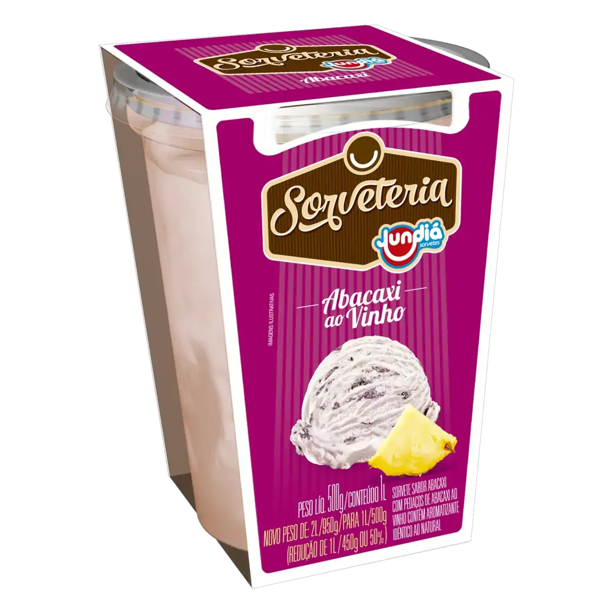 Sorvete Frutap Leite Fermentado Jundiá Pote 1l