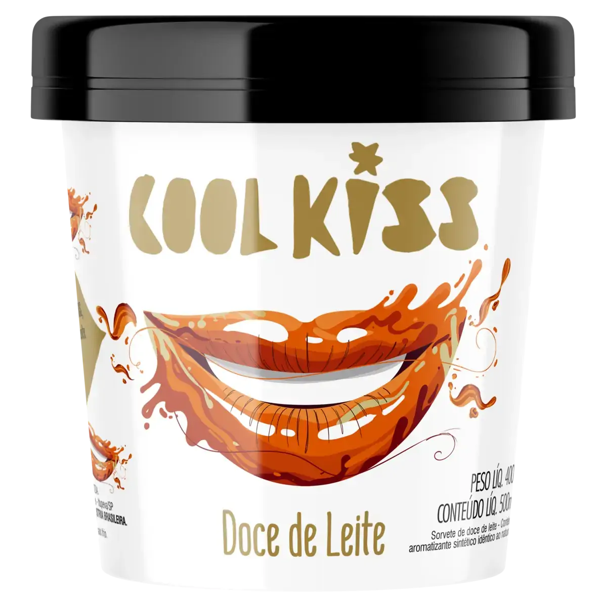 Sorvete Doce De Leite Cool Kiss Pote 500ml
