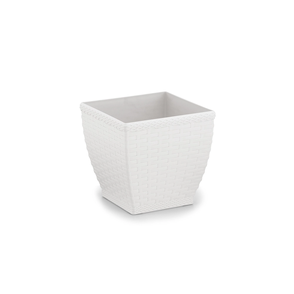 Vaso Cachepo Rattan Mini Quad Br