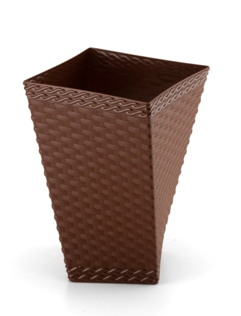 Vaso Twister Rattan Pequeno Coffee 900r