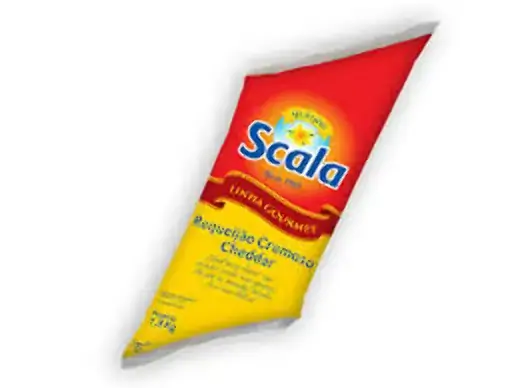 Requeijão Cremoso Cheddar Scala Profissional Bisnaga 400g