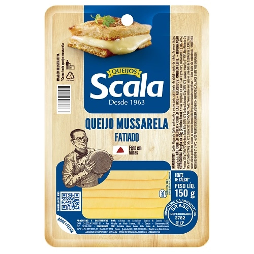 Qj Mussarela Scala Fat 200g