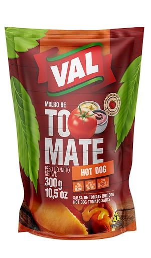 Molho Tom Val Hot Dog 300 G
