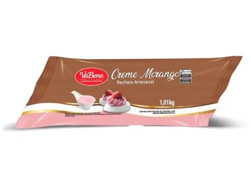 Recheio Creme Morango 1.01kg Vabene