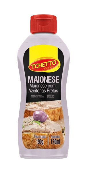 Maionese Pt 200 G Tchetto Azeitonas Preta