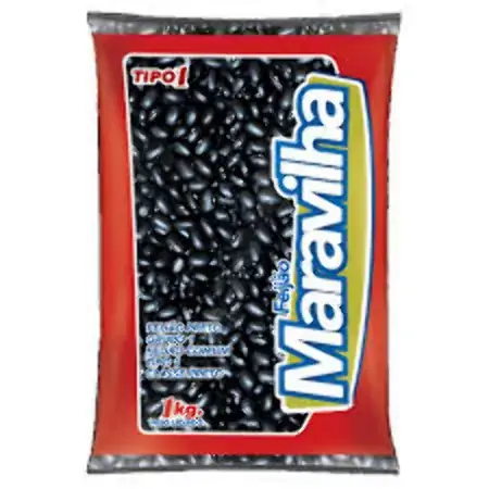 Feijão Preto Tipo 1 Maravilha Pacote 1kg