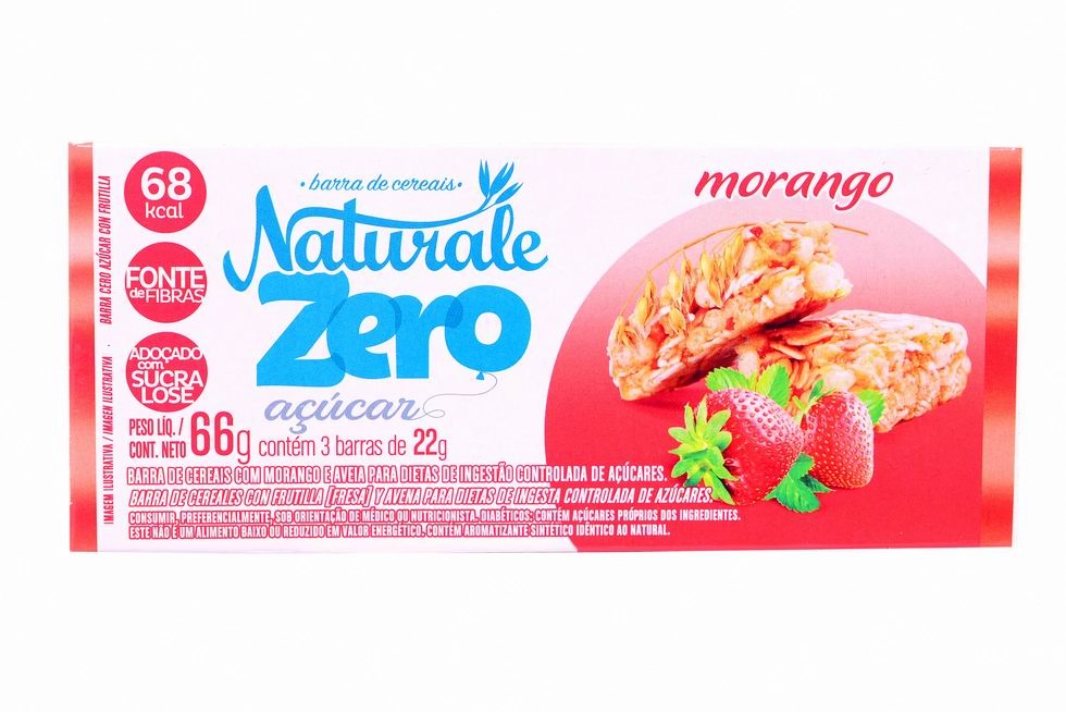 Barra Cereal Zero Naturale Mor 66g