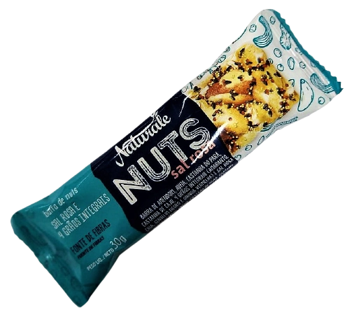 Barra Nuts Sal Rosa 30g Naturale