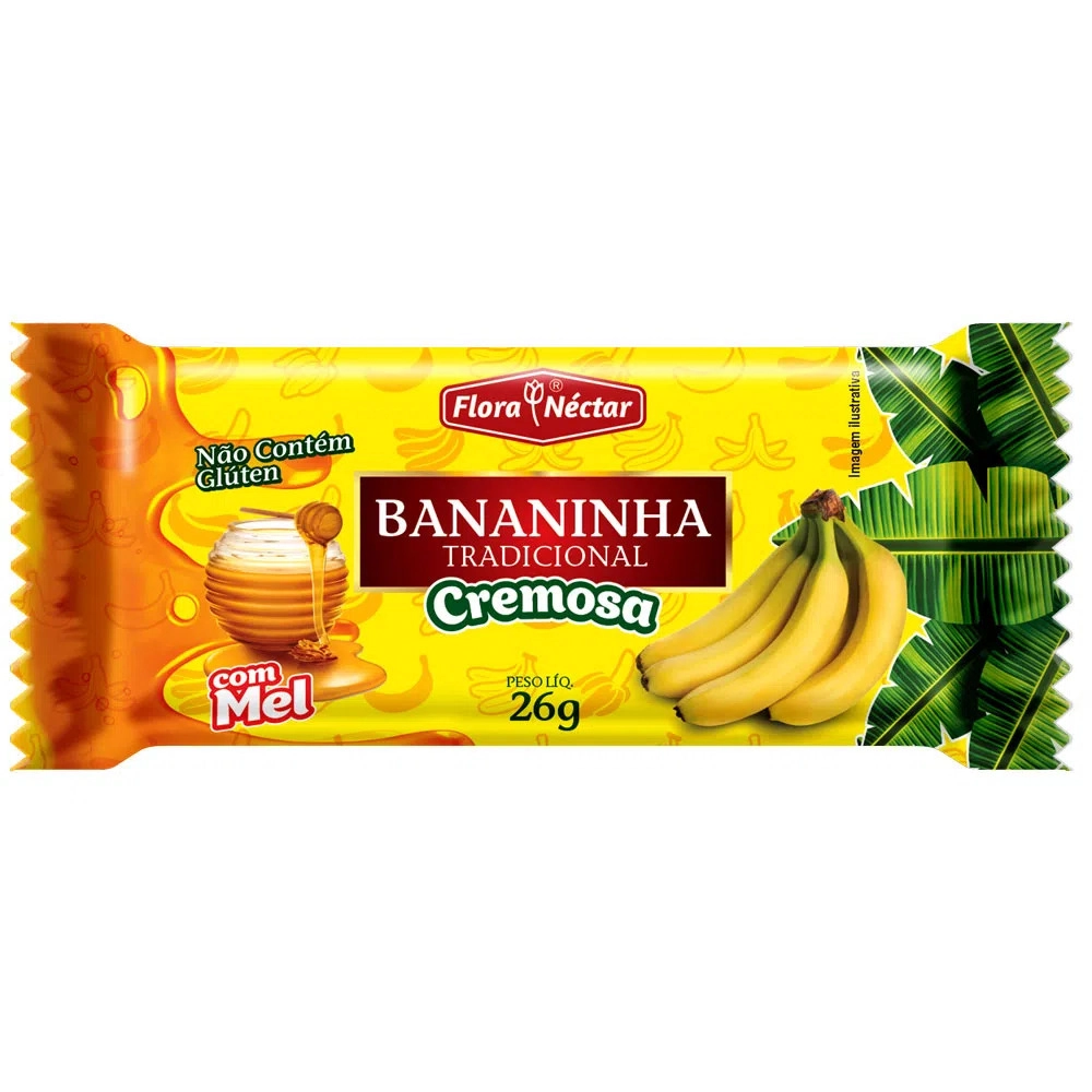 Bananinha Sem Adicao De Acucar Display 30x30gr