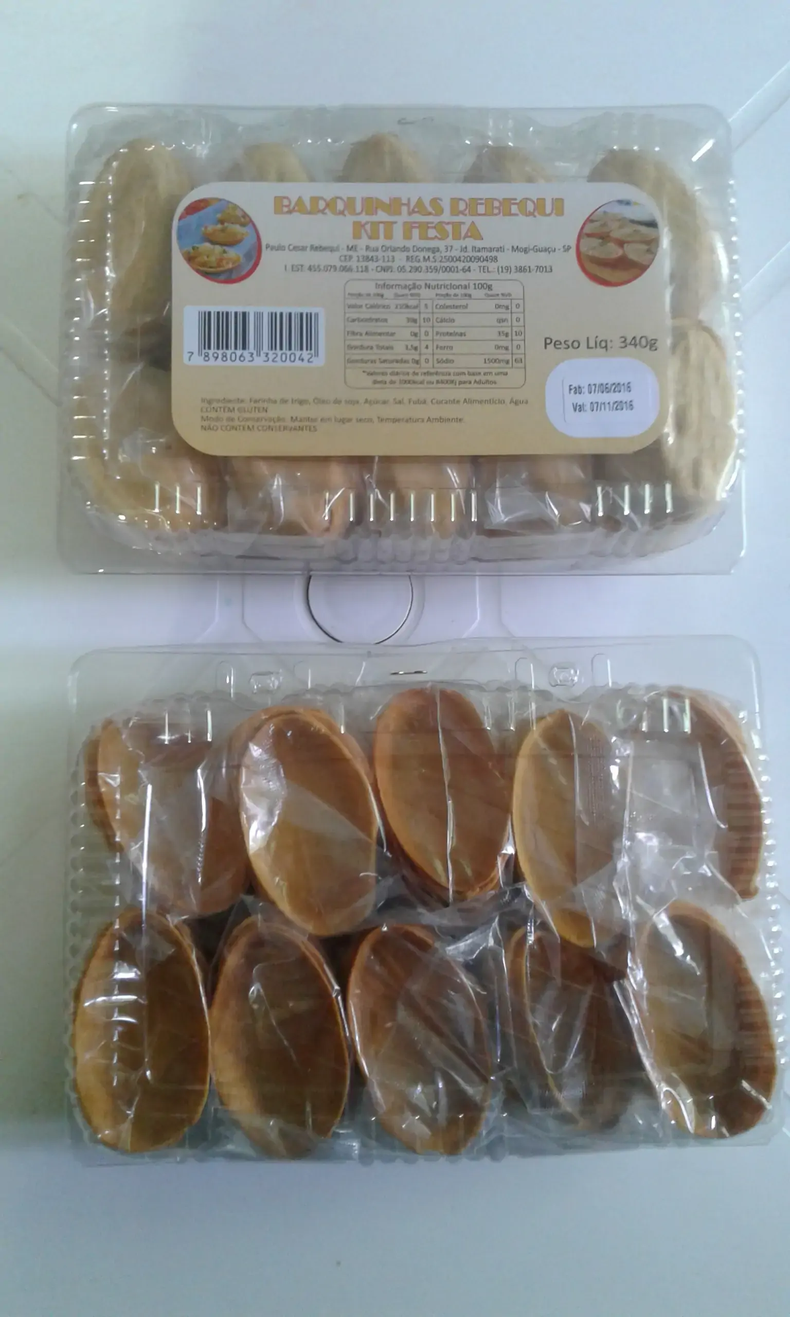 Canudos Rebequi Fritas 170g