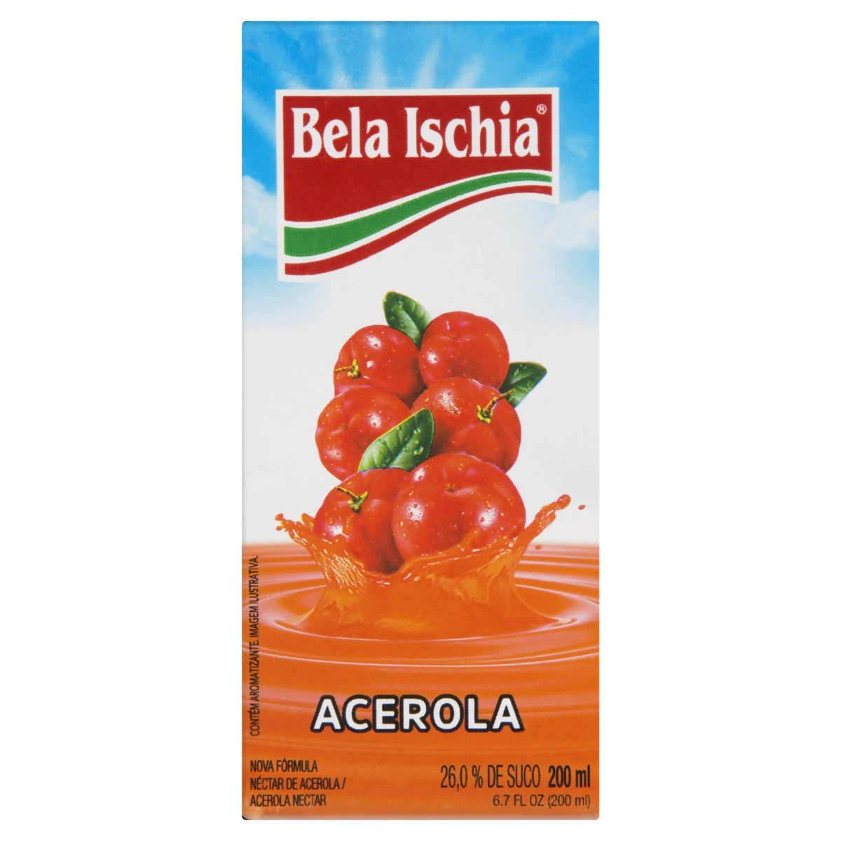 Néctar Acerola Bela Ischia Caixa 200ml
