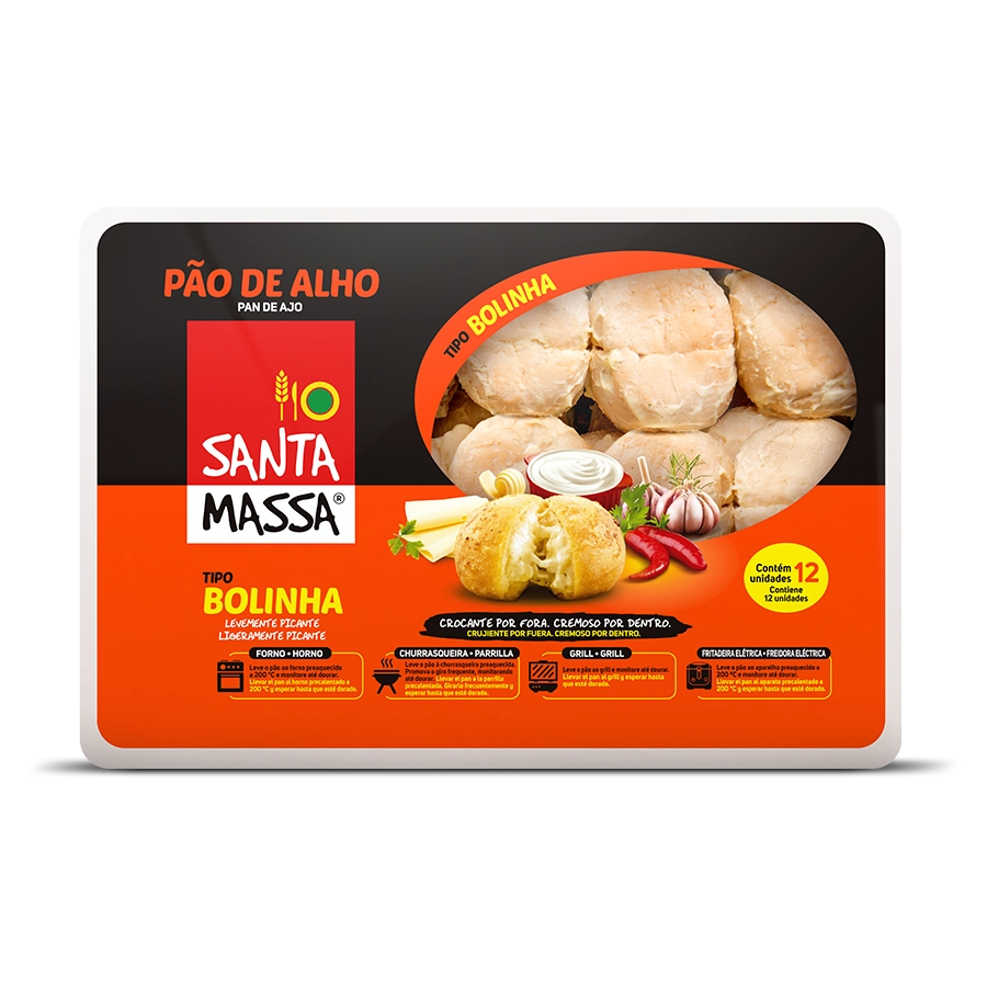 Pao Alho Bolinha Picante Santa Massa 300gr