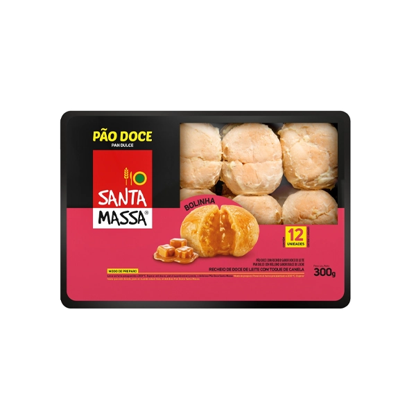 Pao Doce Santa Massa Turma Monica 300g