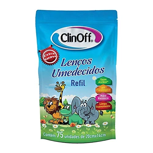 Lenço Umedecido Refil Clin Off C/75 Unit