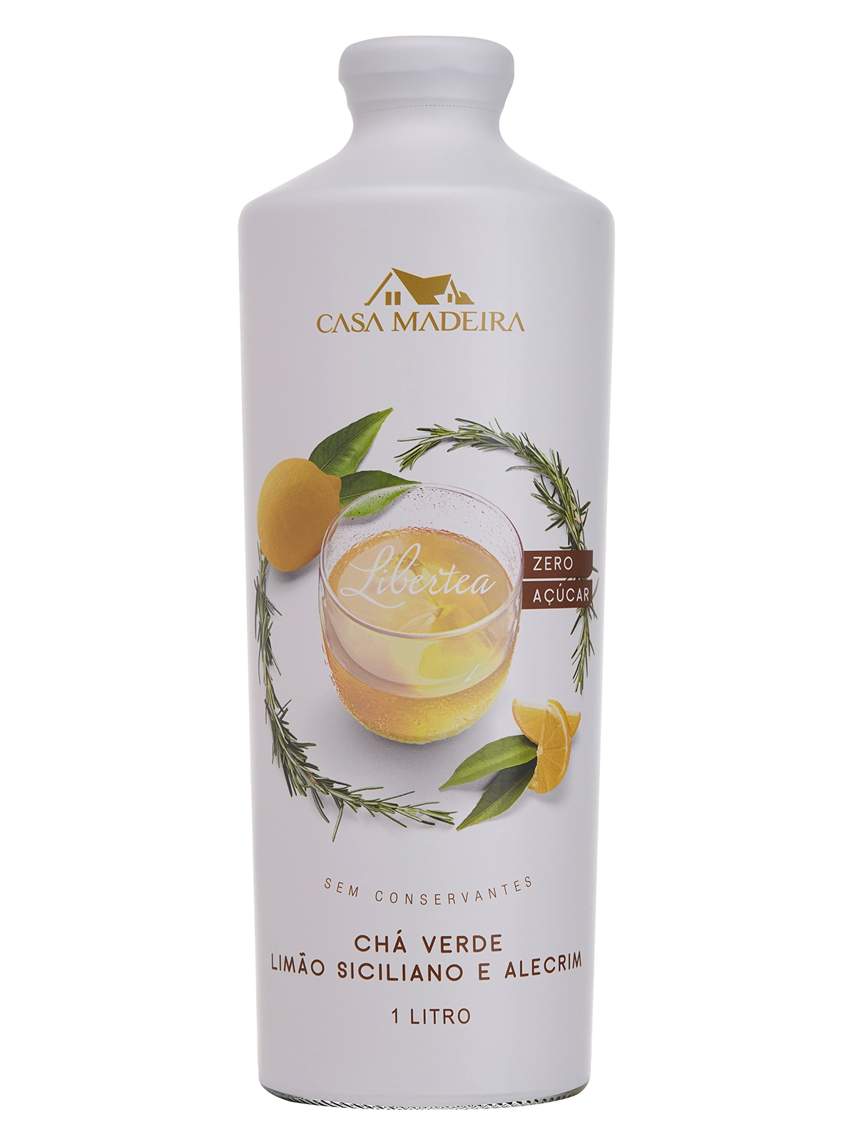 Cha Verde Com Limao Siciliano E Alecrim 1l