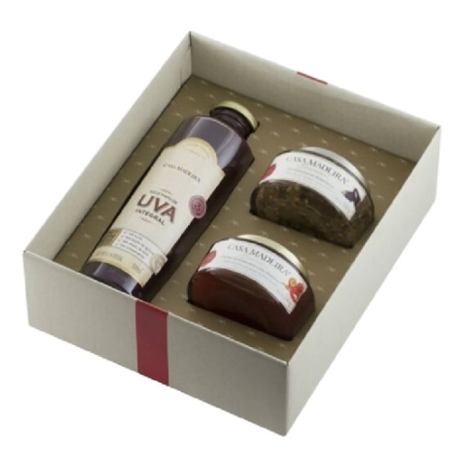 Kit Petit Casa Madeira 3 Itens