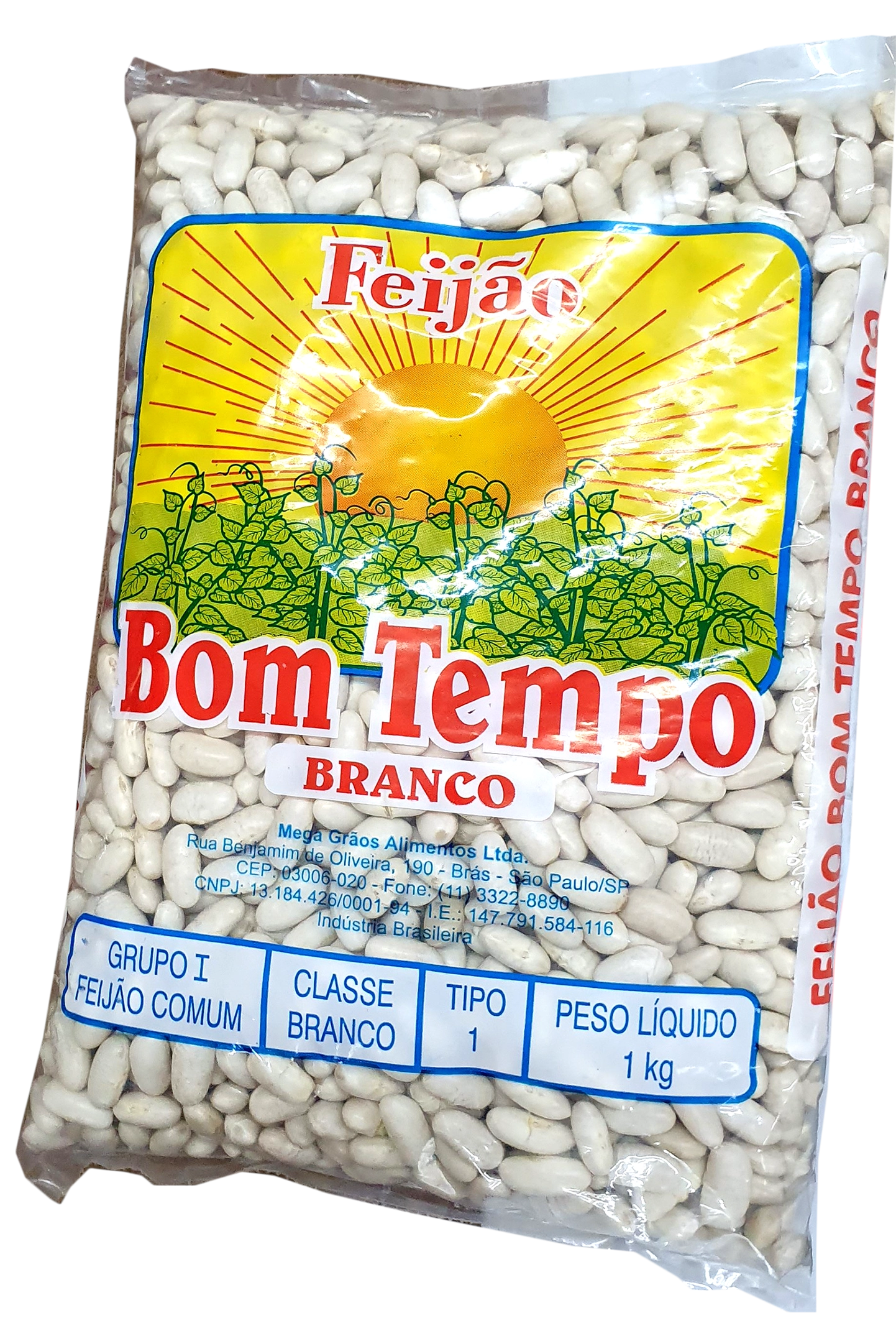 Feijao Branco Bom Tempo 1kg