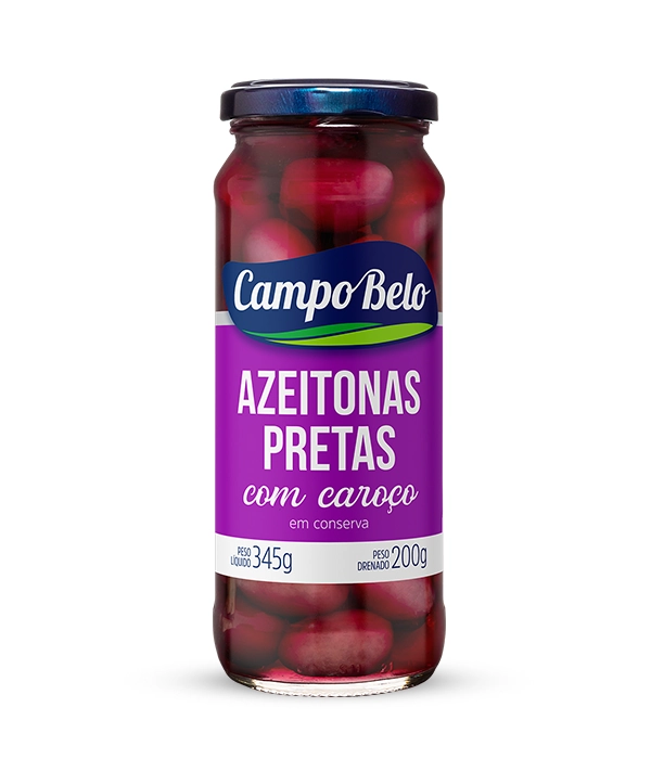 Azeitona Preta Campo Belo Vdo 200g C Caroco