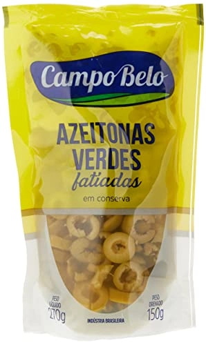 Azeitona Verde Fatiada 150g Campo Belo