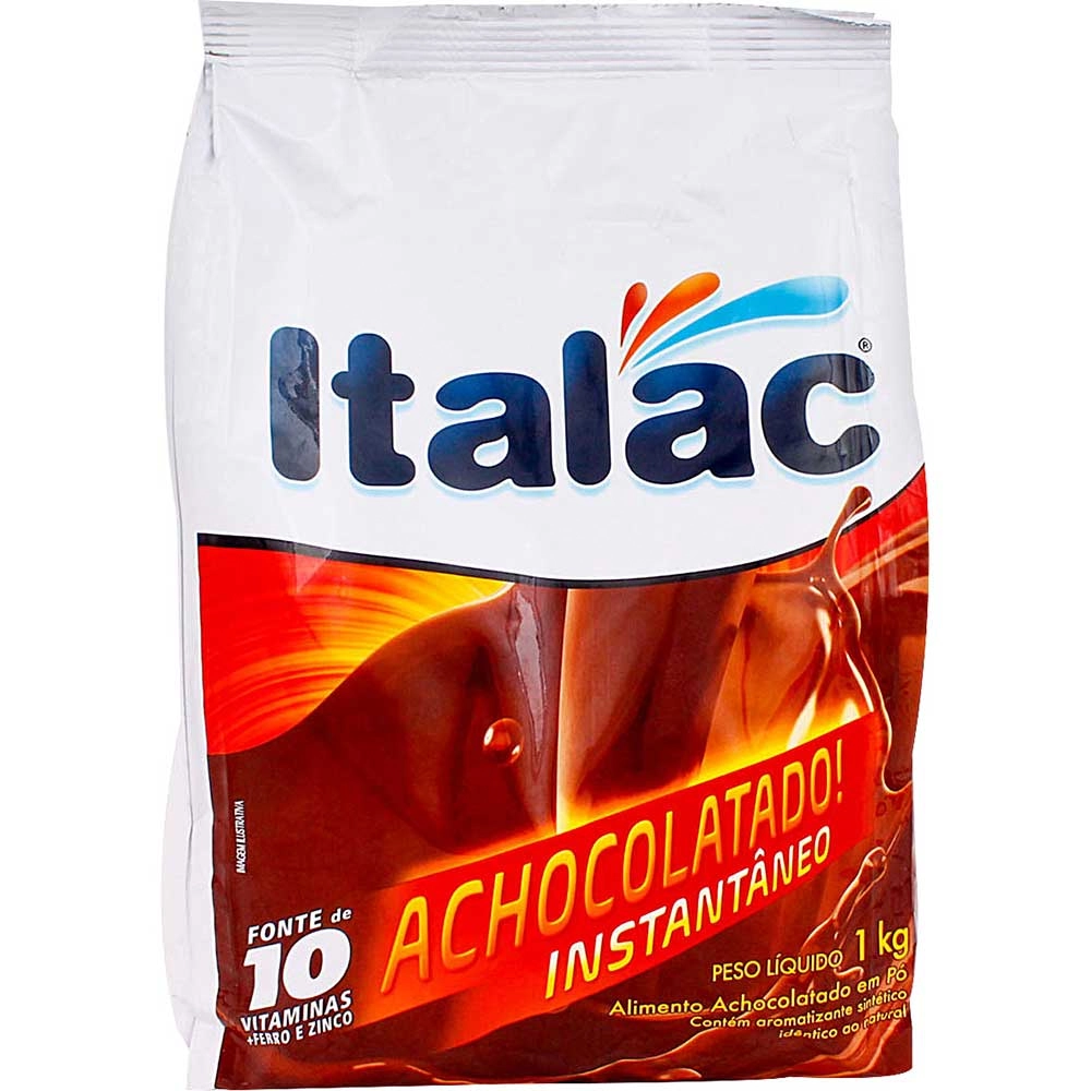 Achocolatado Em Pó 1kg Italac