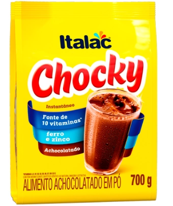 Achocolatado Em Pó 800g Italac