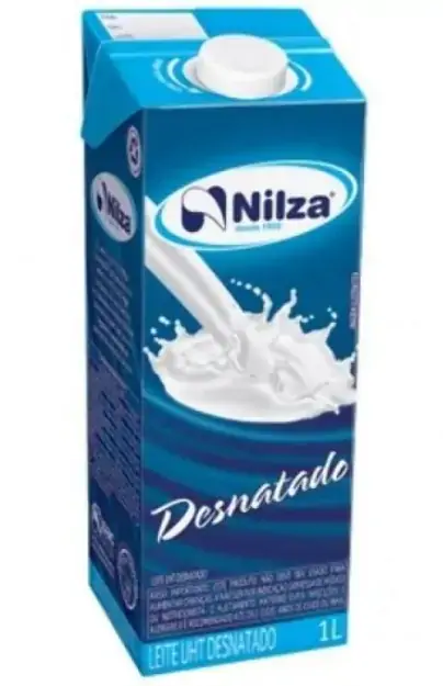 Leite Uht Nilza Edge Desnatado C/tampa 1l