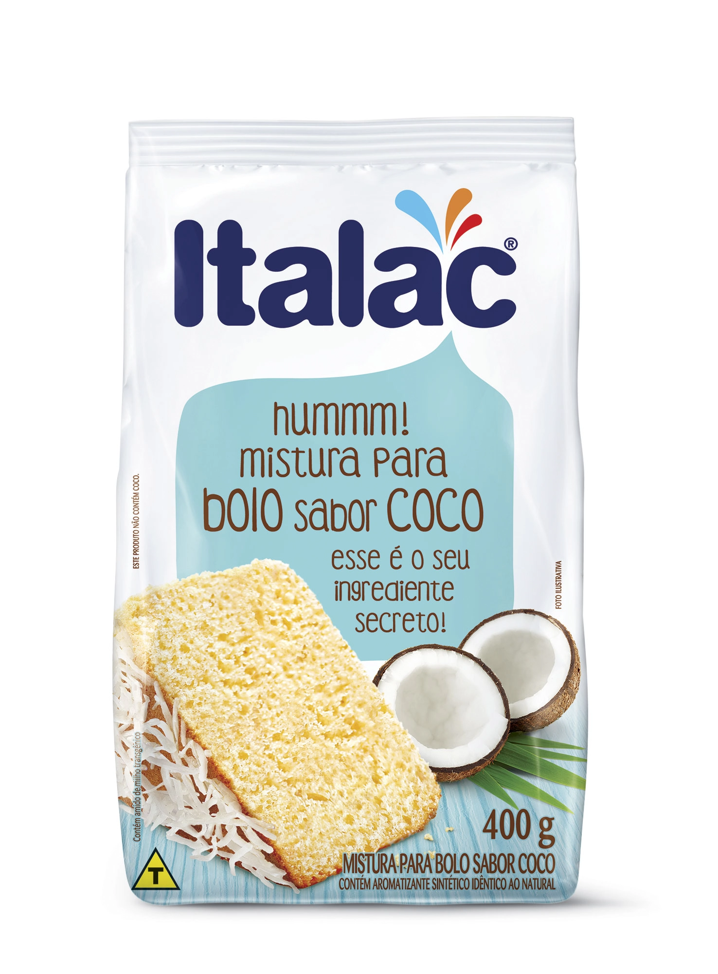 Mistura Para Bolo Sabor Coco 400g Italac