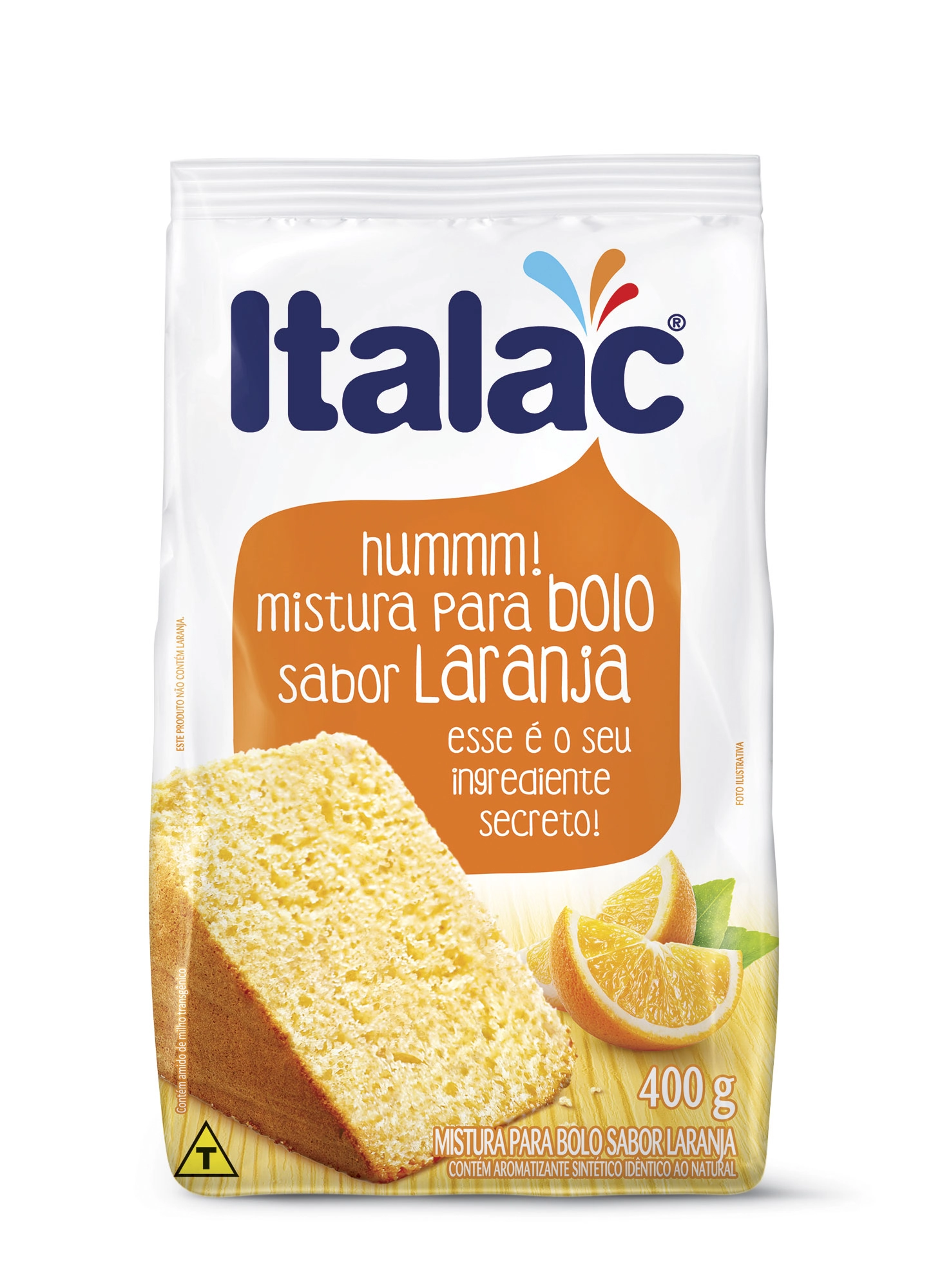 Mistura Para Bolo Italac Laranja 400g