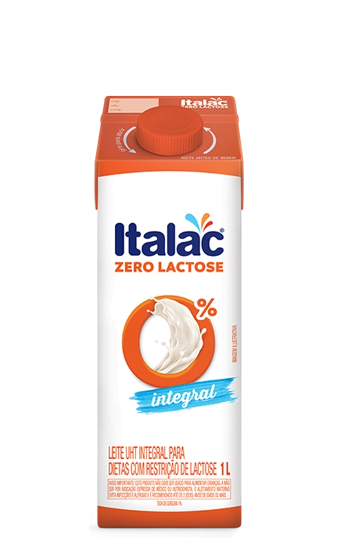 Leite Italac Uht Integral 1lt Zero Lactose