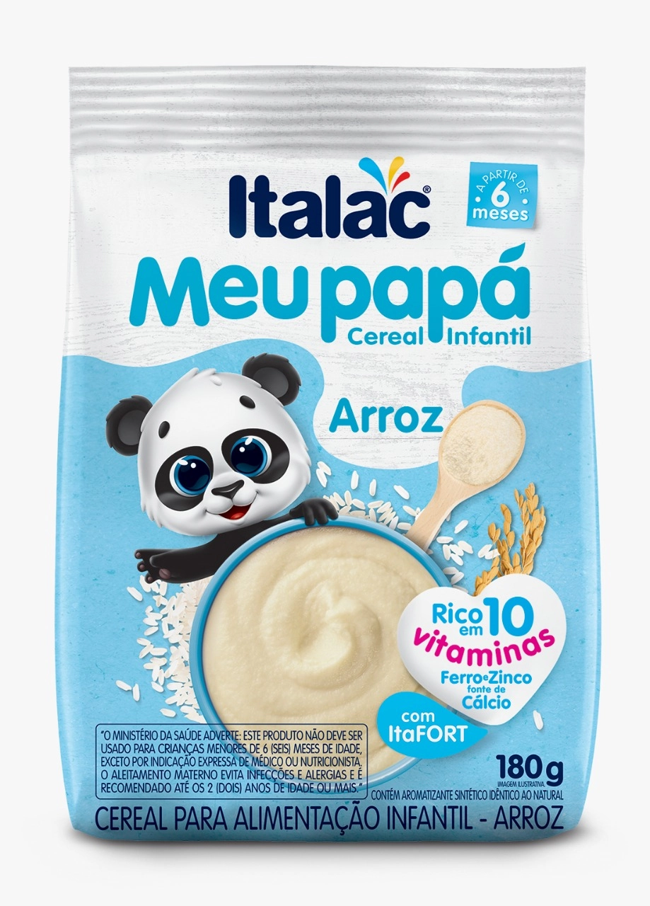 Cereal Infantil Italac Meu Papa 180g Arroz