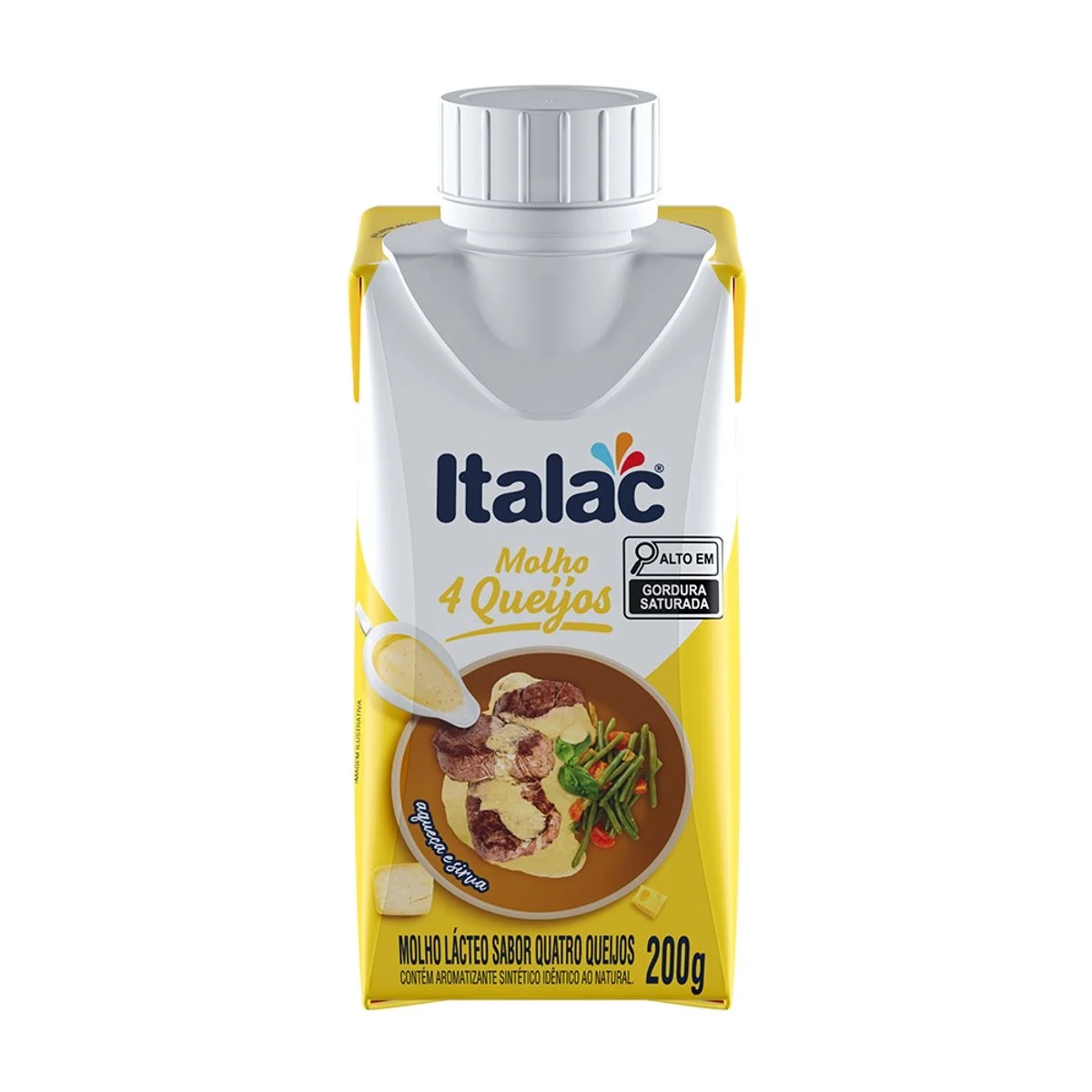 Molho Lacteo Italac Quatro Queijos 200g