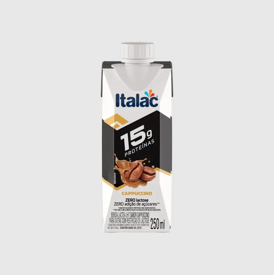 Beb.lactea Italac Whey Protein 15g Cappuccino Zero 250ml