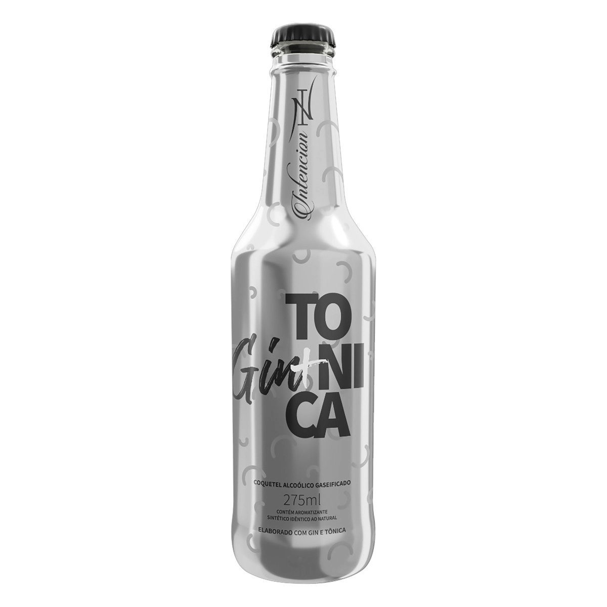Coquetel Alcoólico Gaseificado Gin E Tônica Intencion Garrafa 275ml