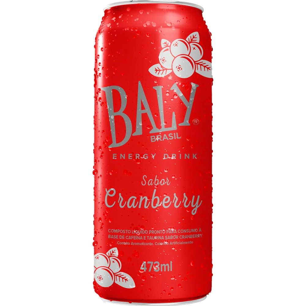 Energético Cranberry Baly Lata 473ml