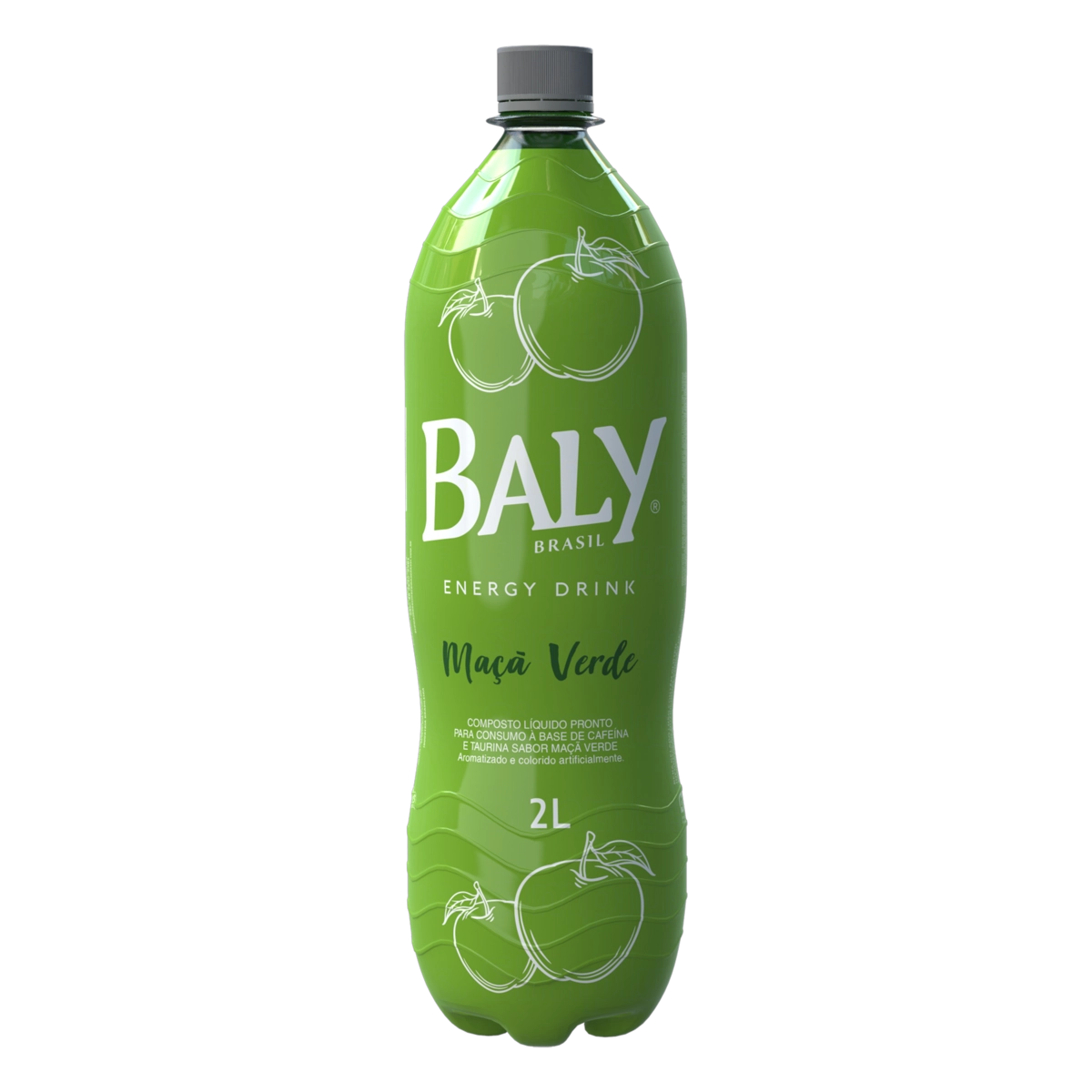 Energético Maçã Verde Baly Garrafa 2l