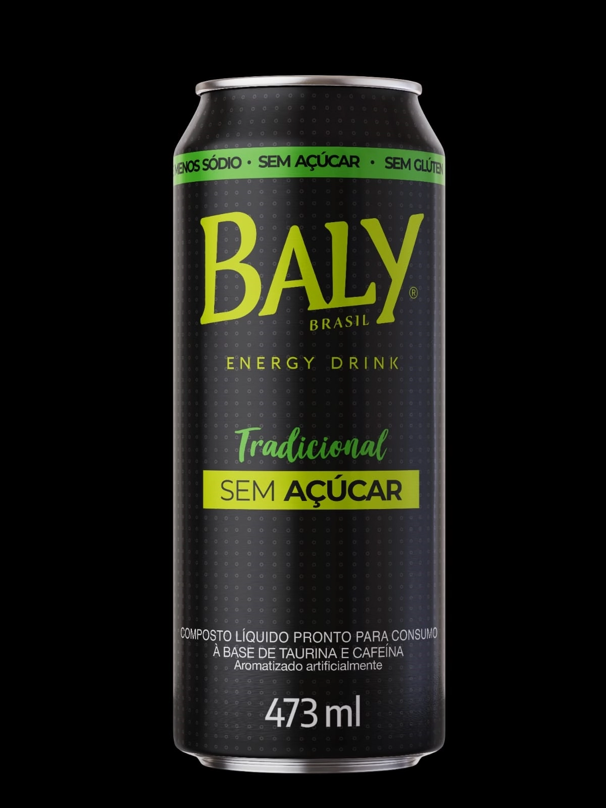Energético Tradicional Zero Açúcar Baly Lata 473ml