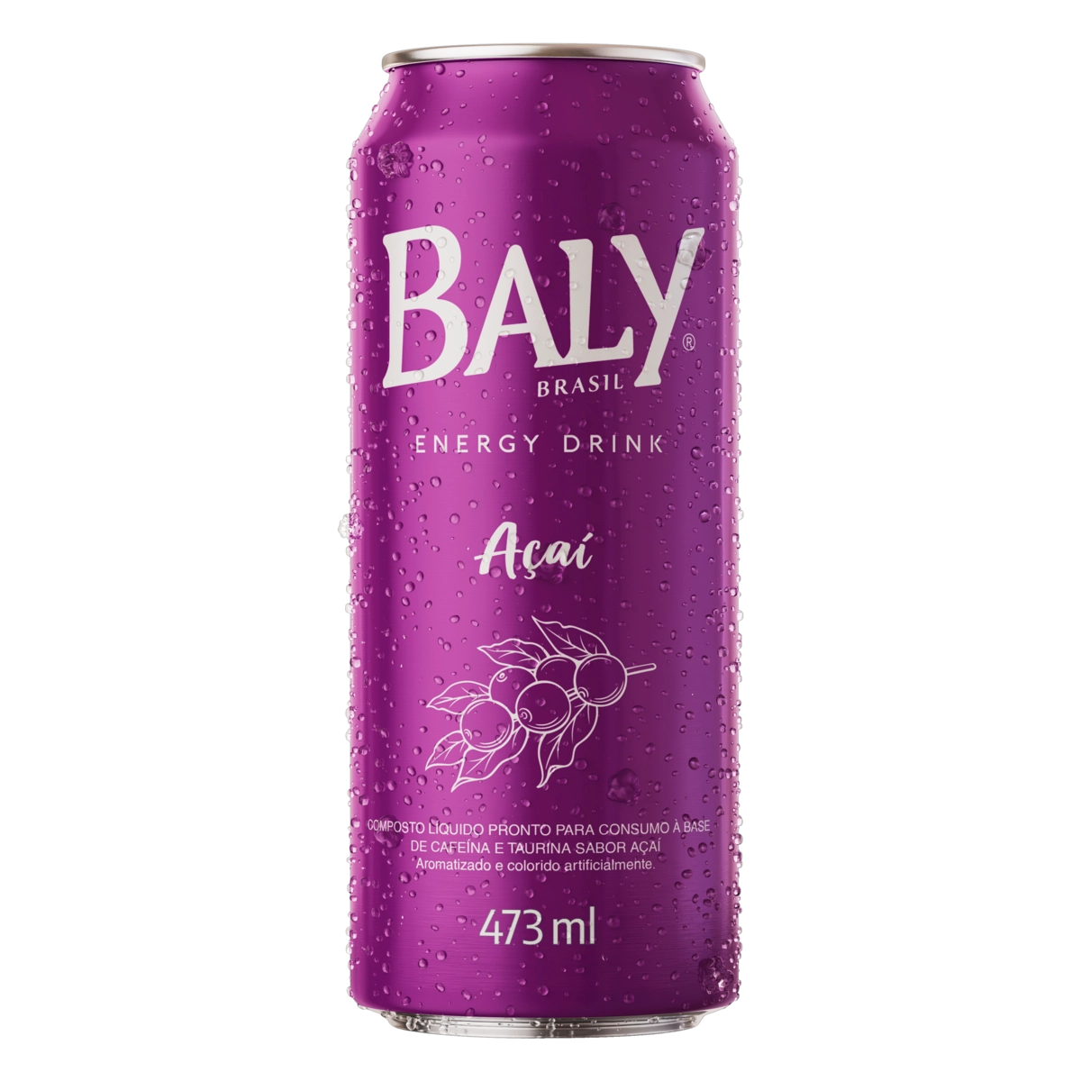 Energético Açaí Baly Lata 473ml