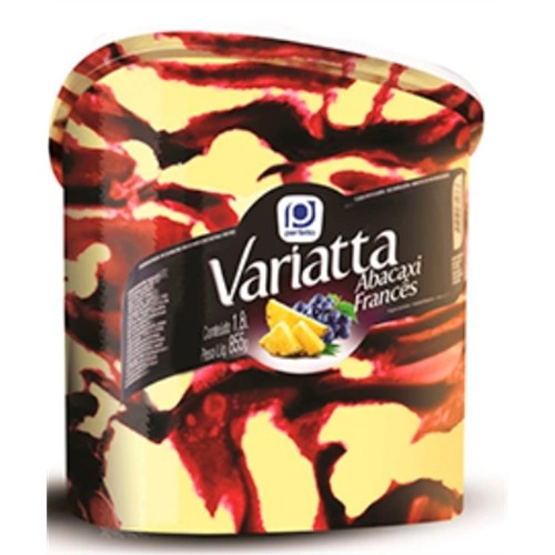 Sorvete Abacaxi Francês Perfetto Variatta Pote 1,8l
