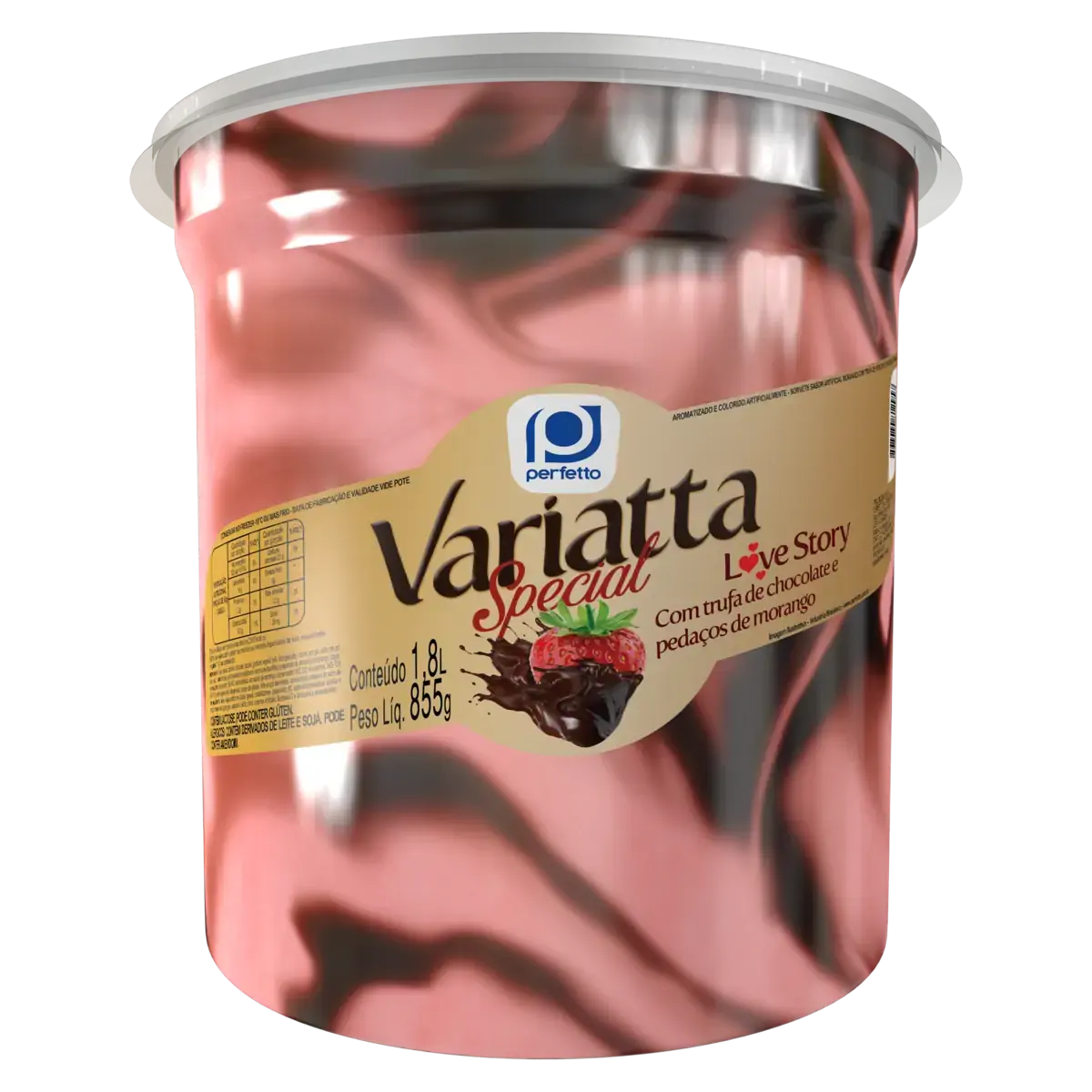 Sorvete Love Story Perfetto Variatta Special Pote 1,8l