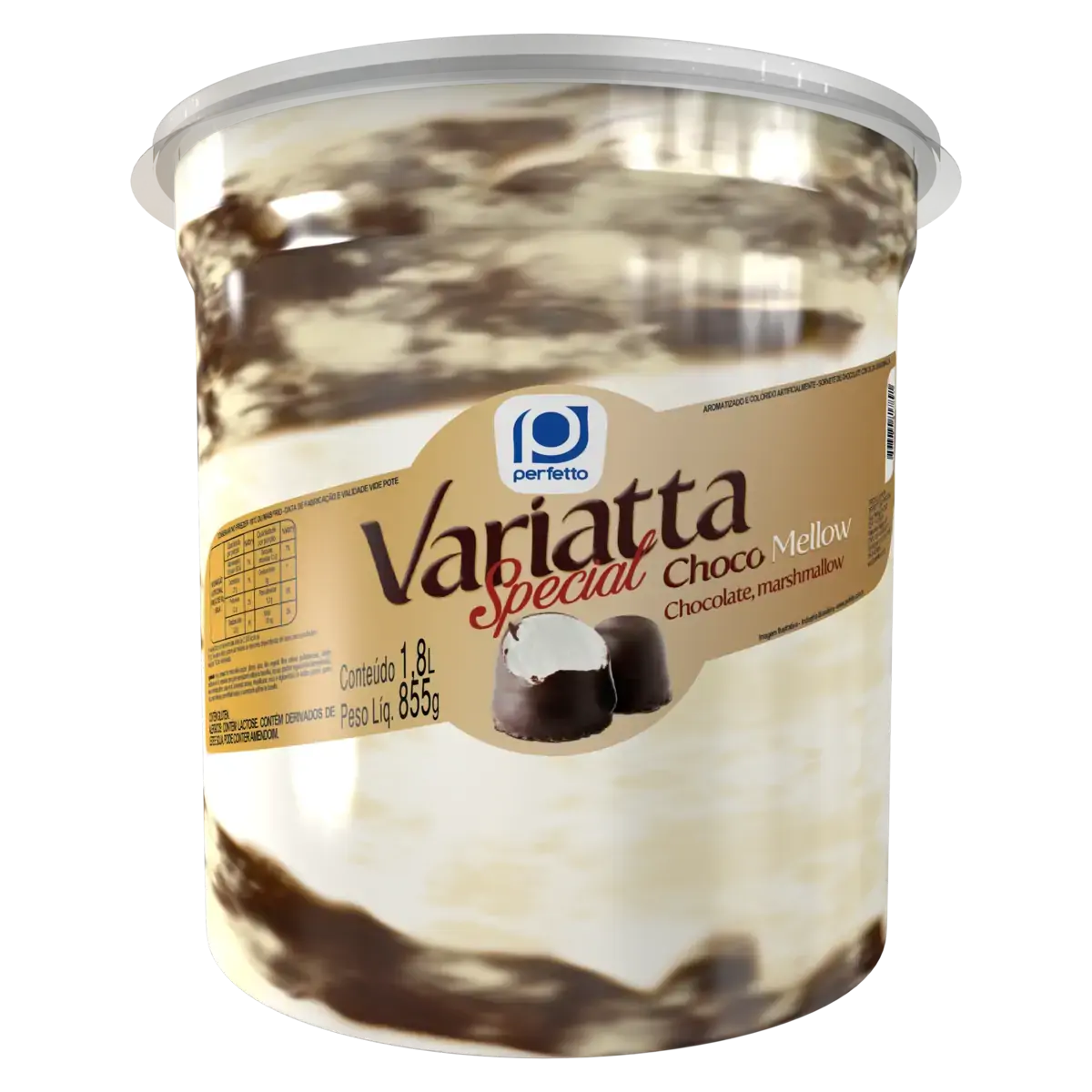 Sorvete Choco Mellow Perfetto Variatta Special Pote 1,8l