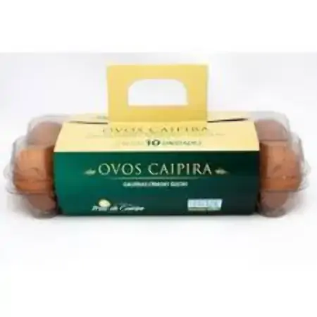 Ovos Caipira Do Campo C/10