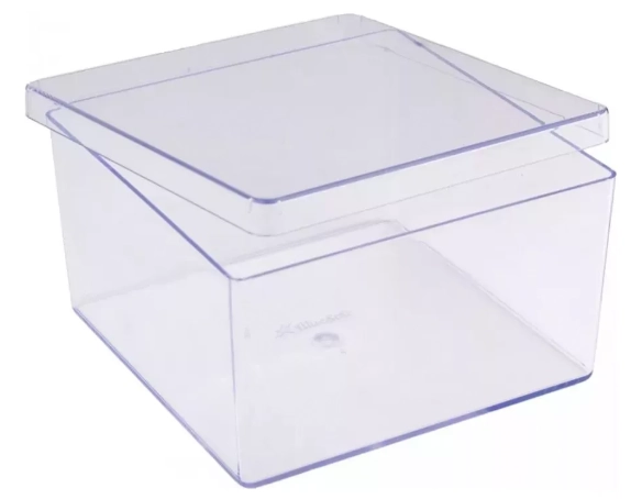 Cake Box Quad Crist C.tpa 2l 16,5x16,5x8cm 6233 Lsc Toys