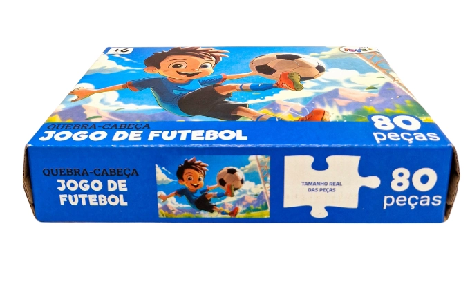 Quebra Cabeca Futebol 80pcs 6387 Mini Toys