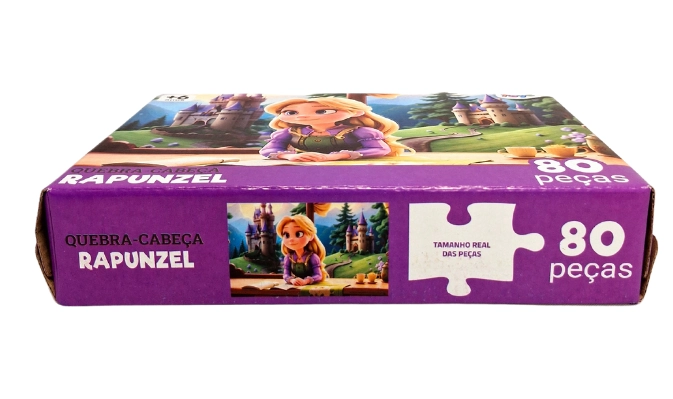 Quebra Cabeca Rapunzel 80pcs 6389 Mini Toys