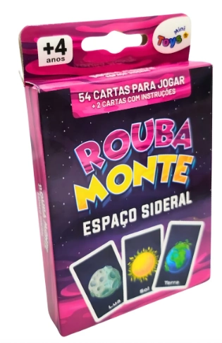 Cartas Rouba Monte Espaco Sideral Mini Toys