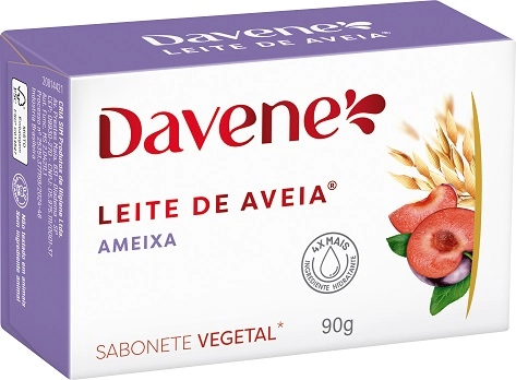Sab Vegetal Leite De Aveia Davene 90g Ameixa